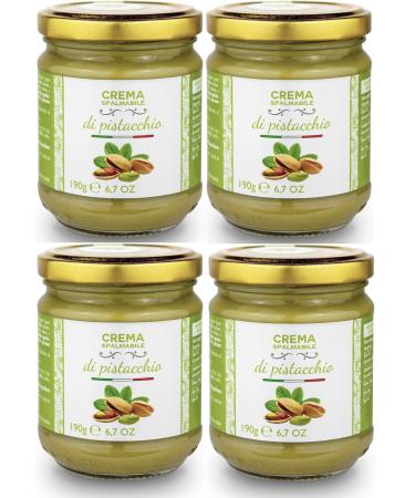 4 x Brontedolci - Cr me de Pistache Italienne 190g Lot de 4 Pots