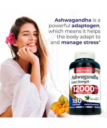 FITO MEDIC'S Lab | Ashwagandha | ashwagandha Supplements | ashwagandha Capsules | 180 Capsules 180 Count (Pack of 1) - Buy Online on GoSupps.com