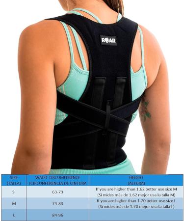 Roar Posture Corrector for Back Neck & Shoulder Support | Improve Posture & Comfort | International Shipping - Buy Online on GoSupps.com
