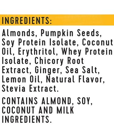 Ratio Keto-Friendly Lemon Almond Crunchy Bars 1.45 oz 12ct - Gluten-Free - Buy Online on GoSupps.com
