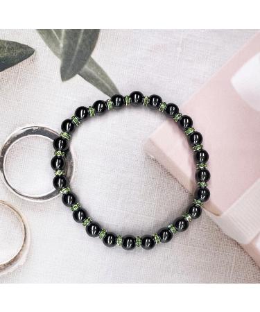Magnetic Hematite Bracelet for Men & Women - 6mm Green - Improve Sleep Relieve Joint Pain Eliminate Static Electricity - Buy Online on GoSupps.com