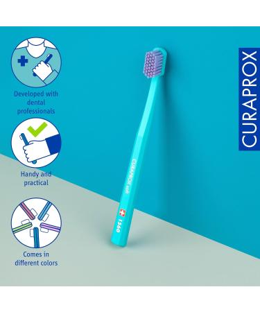 Curaprox CS 1560 Soft Toothbrush - Adult Manual Toothbrush with 1560 CUREN Bristles - Random Color - International Shipping Available - Buy Online on GoSupps.com