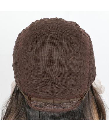 Xingyu Natural Body Wave Lace Front Wig - Dark Brown Roots to Blonde 26 | Handmade Synthetic Hair for Women - Perfect for Holiday Parties & Styling Tips - Buy Online on GoSupps.com