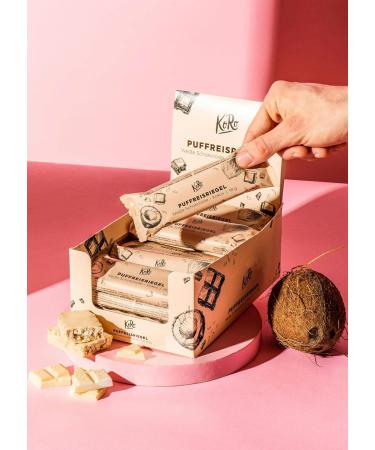Koro Buff-Free Bar - White Chocolate Coconut Snack (20x18g) | Palm Oil Free Perfect for On-the-Go! - Buy Online on GoSupps.com