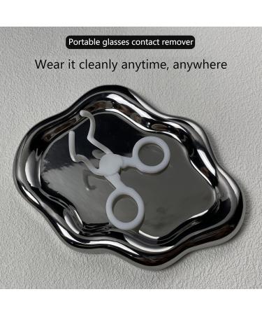 2PC Ergonomic Contact Lens Removal Tool for Women - Easy Everyday Usage | White - Buy Online on GoSupps.com