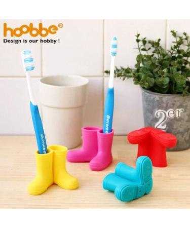 Buy Pink Silicone Toothbrush Holder Boots for 2 - Hoobbe | International Shipping Available - Buy Online on GoSupps.com