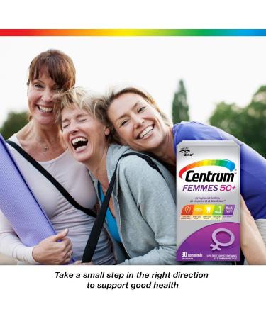 Centrum Adult Select Essentials Multivitamins for Men & Women 50 Plus & Women 50 Plus Multivitamins/Minerals Supplement for Women 50+ 90 Tablets (Packaging May Vary) - Buy Online on GoSupps.com