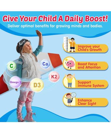 Iron Gummies 2 Pack + Kids Omega 3 Gummies 2 Pack - Buy Online on GoSupps.com