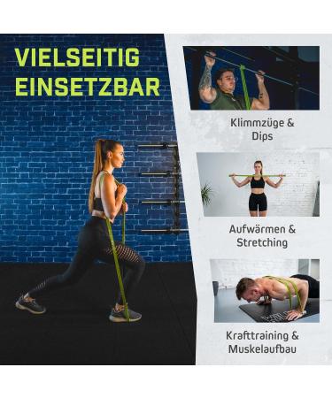 Wild Instincts Premium Resistance Straps for Strength Training & Pull-Ups | CrossFit & Stretching Bands Set with Bag & Training App (Light Light+ Medium) - Buy Online on GoSupps.com
