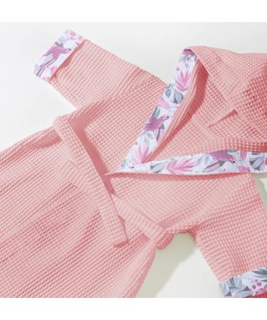 Shop Pepi 100% Cotton Unisex Children's Bathrobe - Hummingbird Pastel Pink - Made in Poland Perfect for Boys & Girls - Buy Online on GoSupps.com