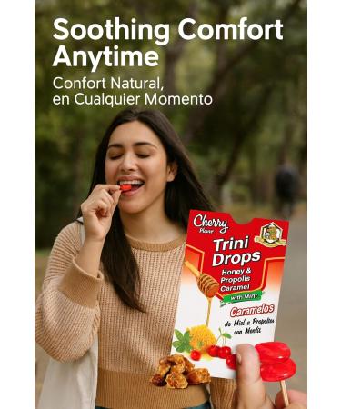 La T a Trini Propolis Mint & Cherry Candies 2 Pack (9 Pieces Each) Natural Honey & Propolis Lozenges Refreshing & Soothing Candy Traditional Mexican Treat/Dulce Tradicional Mexicano - Buy Online on GoSupps.com