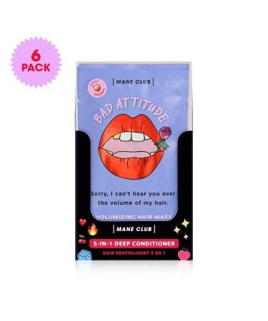 MANE CLUB Bad Attitude Deep Conditioner Cruelty Free Vegan Sulfate & Paraben Free | Pack of 6 - International Shipping Available - Buy Online on GoSupps.com