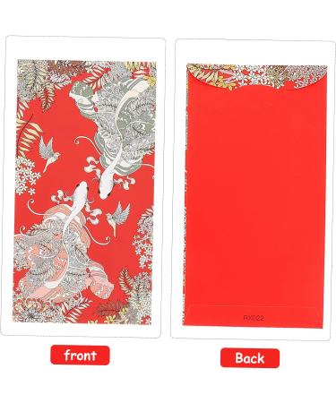 TEHAUX 20pcs Red Envelope Bag Year of Tiger Red Envelopes Japanese Money Envelopes Wedding Money Envolopes Japanese Hongbao Red Purse Wedding Money Bags Cute Cash Bag White Cardboard - Buy Online on GoSupps.com