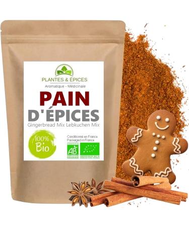 Plants & Spices - Gingerbread Mix - 100% Natural - Resealable Biodegradable Freshness Bag (100g) - Buy Online on GoSupps.com