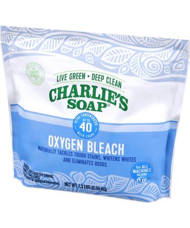 Charlie's Soap Biodegradable Oxygen Bleach 1.3 lbs - 2 Pack - Buy Online on GoSupps.com