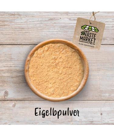 500g Egg Yolk Powder | Premium Egg Substitute for Cooking & Baking | Spray Dried Egg Powder | Taste Market - Buy Online on GoSupps.com