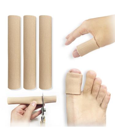 3 pieces cutable silicone toe protection toe cushion tube toe cushion tube hose bandage gel cutable hose bandage for cushions corn blisters callus toes cornea women & men (3l).3P (L) - Buy Online on GoSupps.com
