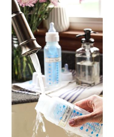 USA-Made Waterproof Write-On Food Labels - Multipurpose, Freezer & Dishwasher Safe for Home Organization - Self-Laminating Kitchen Labels (White) - Buy Online on GoSupps.com