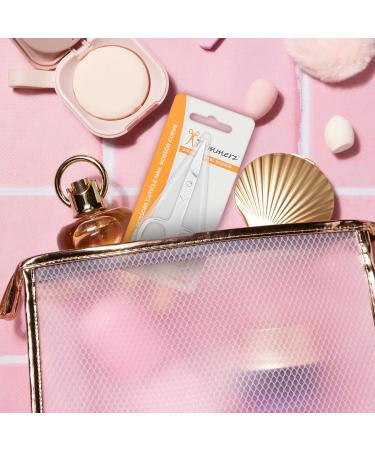 Trimmerz Cuticle Nail Scissors Curved Blade Professional Stainless Steel Beauty Scissors for Manicure Pedicure Eyebrows Nose Hair Trimming Beauty Grooming Thick Toenails Women Men - Buy Online on GoSupps.com