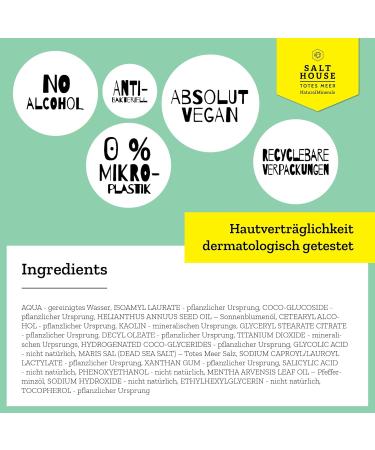  SALTHOUSE Natural Minerals Salthouse Natural Minerals AHA Pimple Cleansing Mask and Bra - Gently removes dead skin cells - for a radiant and smooth complexion 2 x 5ml - Buy Online on GoSupps.com