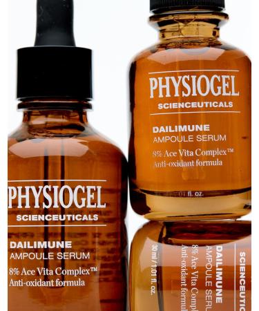 Buy Physiogel Scienceuticals Dailimune Vitamin C Face Serum - Antioxidant Hydrating Brightening & Moisturizing Ampoule - Strengthen Skin Barrier with Vitamin E & B5 - International Shipping Available - Buy Online on GoSupps.com