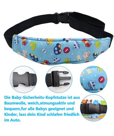 Adjustable Child Seat Headband | Head Protection for Baby Car Seats | Secure Fastening Strap for Prams & Car Seats - Buy Online on GoSupps.com