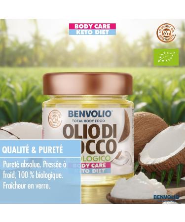  BENVOLIO Organic Coconut Oil 200 - Buy Online on GoSupps.com