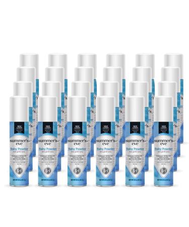 Summer's Eve Freshening Spray Baby Powder Gynecologist Tested 2 Ounces Cans Casepack of 24 Cans-Packaging May Vary Baby Powder 2 Ounce (Pack of 24)
