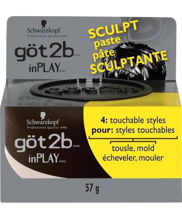 Schwarzkopf Got2b Glued Spiking Glue Hair Styling 6-Ounce Tube & InPLAY Sculpt Paste 57 g - Buy Online on GoSupps.com