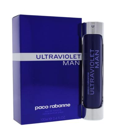 Paco Rabanne Ultraviolet By Paco Rabanne For Men. Eau De Toilette Spray 3.4 Ounces Vanilla 3.4 Fl Oz (Pack of 1)