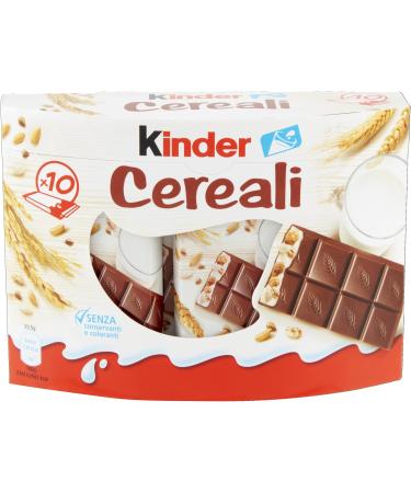  Kinder KINDER Country - 10 chocolate and cereal bars 10x23.5g - The 235g pack. - Buy Online on GoSupps.com