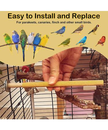 24 Pack Sand Rod Covers for Small Birds | Parasite Protection for Canaries & Finches | Bird Seat & Sandpaper Perch Covers - Buy Online on GoSupps.com