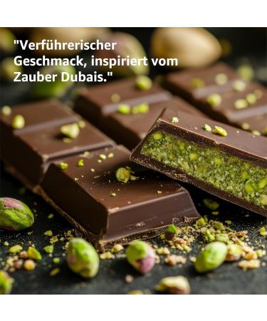  Dubai chocolate - with pistachio & Kadayif according to the original recipe - 100g milk chocolate - Buy Online on GoSupps.com