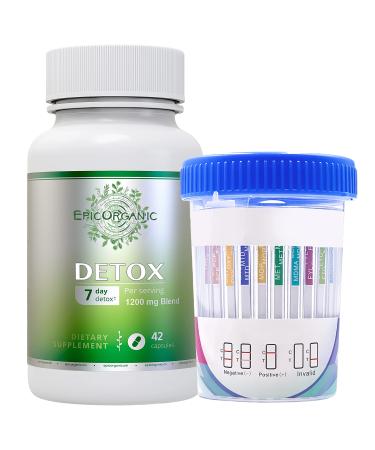 Epic Organic 7 Day Detox | Detox Cleanse Kit | Support for Ultimate Body & Liver Detox | Made in The USA | 42 Capsules 1
