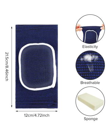 Shop Sibba Compression Elbow Pads & Arm Brace Support - Breathable Fitness Wraps for Kids Men & Women | Volleyball & Basketball Protection (Blue - Buy Online on GoSupps.com