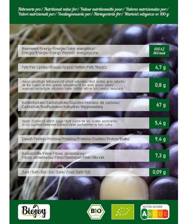 Biojoy Organic Diamond Blue Popcorn - 1 kg | Unsweetened & Unsalted Cinema Popcorn | International Shipping Available - Buy Online on GoSupps.com