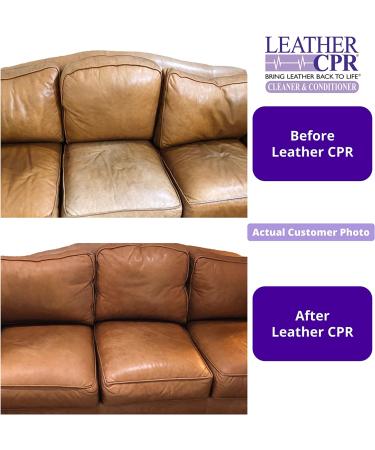 CPR 32oz Bottle Leather Cleaner & Conditioner - Irritant-Free Formula for Furniture, Jackets, Shoes, Auto & More - White, 32 Ounce - Buy Online on GoSupps.com