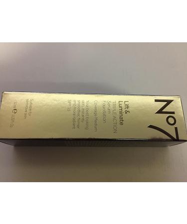 No7 Lift & Luminate Triple Action Serum Foundation Warm Beige - Buy Online on GoSupps.com