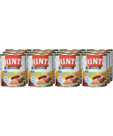 RINTI Kennerfleisch Junior + Chicken - 12 Pack of 800g Wet Dog Food | Premium Quality Grain-Free Nutrition - Buy Online on GoSupps.com
