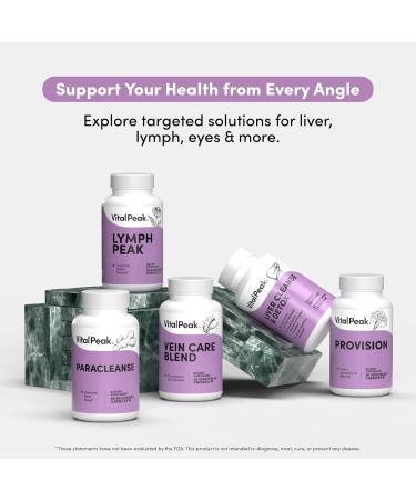 Vital Peak Holy Basil 500 mg - Mood & Relaxation Support - Tulsi Supplements for Women & Men - Vegan Gluten Free Dairy Free Soy Free Non-GMO - 30 Capsules - Buy Online on GoSupps.com