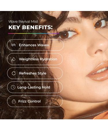 XMONDO Hair Wavetech Wave Revival Mist | Vegan Formula with Pro-Vitamin B5 and Essential Nutrients for Glowing Frizz Free Waves 8 Fl Oz 1-Pack - Buy Online on GoSupps.com