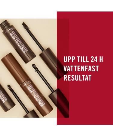Rimmel London Wonder Full Brow 24HR Waterproof Brow Gel - Light 4.5ml (Color 162) - Buy Online on GoSupps.com