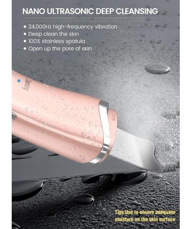 Skin Scrubber Blackhead Remover & Pore Cleaner | 3 Modes | USB Rechargeable - Pink - Buy Online on GoSupps.com