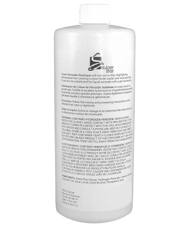 Super Star Cream Peroxide Developer 4oz - Professional Formula for Hair Coloring - Buy Online on GoSupps.com