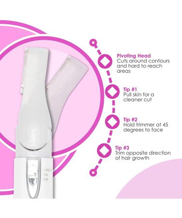 Finishing Touch Diamond Hair Remover with Light-Up Deluxe Mirror - E-Commerce Packaging - Buy Online on GoSupps.com