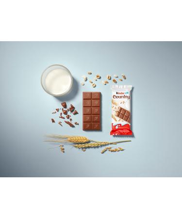  Kinder KINDER Country - 10 chocolate and cereal bars 10x23.5g - The 235g pack. - Buy Online on GoSupps.com