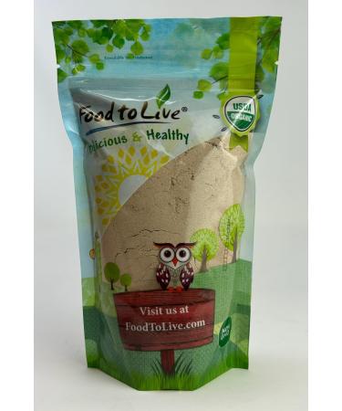 Food to Live Organic Psyllium Husk Powder 12 Ounces Non-GMO Kosher Ultra Fine Unsweetened Unflavored Rich in Fiber Natural Food Thickener Great for Baking Raw Bulk Vegan Keto Friendly 12 Ounce (Pack of 1)