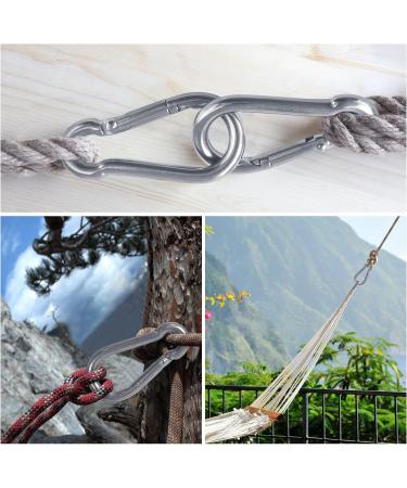 Homper 304 Stainless Steel Carabiner Hook - Sun Sail Accessories for Camping Hiking & Hammocks - Buy Online on GoSupps.com