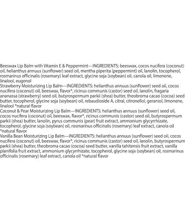 Burt's Bees Best of Gift Set As Shown picture Best(Vanilla Coconut Strawberry and BeeWax) 1 count (Pack of 1) - Buy Online on GoSupps.com