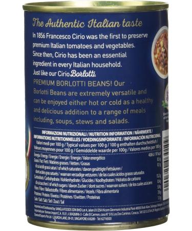 Cirio Borlotti Beans 400 g - Buy Online on GoSupps.com